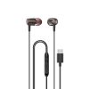 Dudao X1PROT vezetékes USB-C fülhallgatók 1.2 m - fekete-6973687247362 1 kép