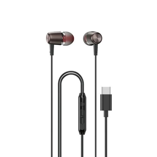 Dudao X1PROT vezetékes USB-C fülhallgatók 1.2 m - fekete-6973687247362 1 kép