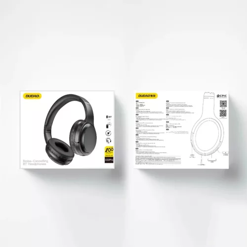 Dudao X22Pro fejhallgató Bluetooth 5.3-mal - fekete-6973687240479 3 kép