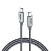 Choetech USB Type C - USB Type C kábel 5A 100W PD 480Mbps 1.8m szürke (XCC-1002-GY)