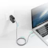 Choetech USB Type C - USB Type C kábel 5A 100W PD 480Mbps 1.8m szürk-6971824973099 7 kép