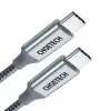 Choetech USB Type C - USB Type C kábel 5A 100W PD 480Mbps 1.8m szürk-6971824973099 9 kép