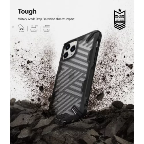 Ringke Fusion X iPhone 11 Pro tok Stripe Black-8809688893247 3 kép