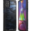 Samsung M51 tok Ringke Fusion X terepmintás fekete (XDSG0043)-8809758106956 1 kép