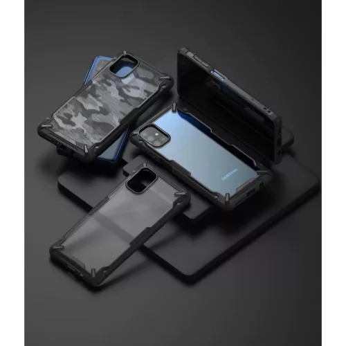 Samsung M51 tok Ringke Fusion X terepmintás fekete (XDSG0043)-8809758106956 2 kép