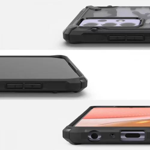 Ringke Fusion X tok Samsung A72 4G/5G terepmintás fekete (XDSG0048)-8809785453849 7 kép