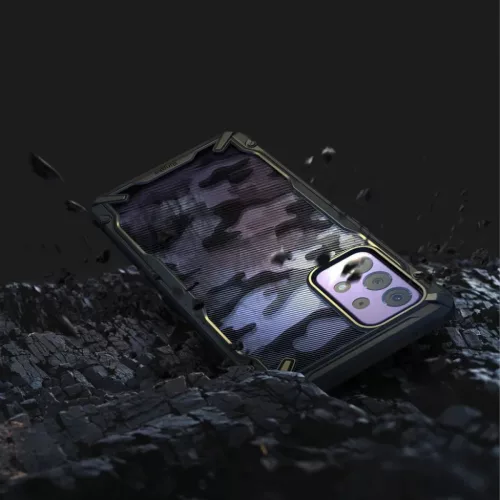 Ringke Fusion X tok Samsung A72 4G/5G terepmintás fekete (XDSG0048)-8809785453849 8 kép