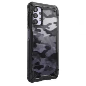 Samsung A32 5G Ringke Fusion X tok terepmintás fekete (XDSG0058)-8809785454167 2 kép