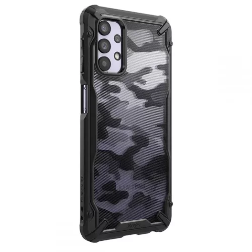 Samsung A32 5G Ringke Fusion X tok terepmintás fekete (XDSG0058)-8809785454167 2 kép