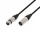 SAL XLR10 audio kábel, XLR dugó / XLR aljzat, 10 méter, 6mm, fém, réz vezeték