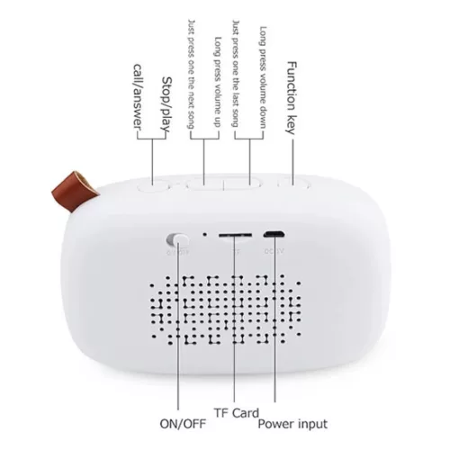 Awei Y900 vezeték nélküli bluetooth hangszóró rose gold-6954284088763 5 kép
