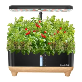 RainPoint hidroponikus termesztőkészlet fa alappal  Z238 Barna/feket-5905156104624 1 kép