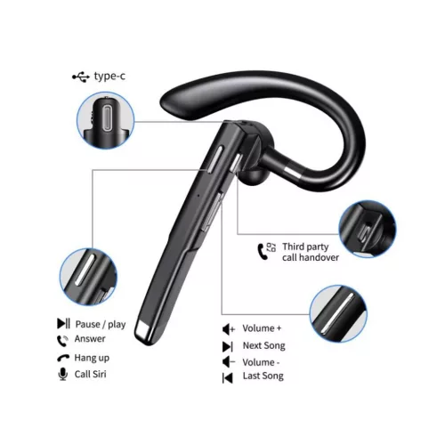 Blavec Bluetooth Headset Discover 55 + power bank (BHDI55-B) fekete-5900217128373 4 kép