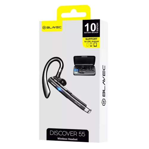 Blavec Bluetooth Headset Discover 55 + power bank (BHDI55-B) fekete-5900217128373 8 kép