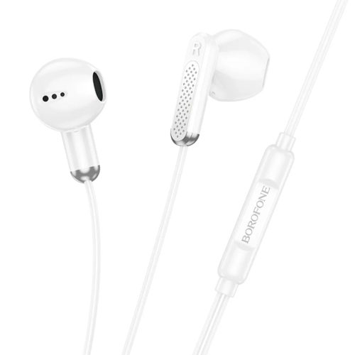 Borofone Fülhallgató BM89 Surpass mikrofonnal Type C fehér