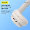 Foneng Bluetooth fejhallgató BL51 (ANC + ENC) bézs-6970462519577 4 kép
