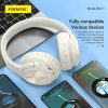 Foneng Bluetooth fejhallgató BL51 (ANC + ENC) bézs-6970462519577 5 kép