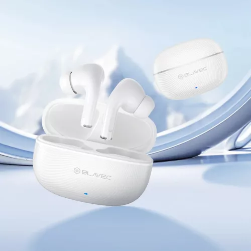 Blavec Bluetooth TWS Earphones BW-02 Carbon (BW02-W) fehér,-5900217440512 3 kép