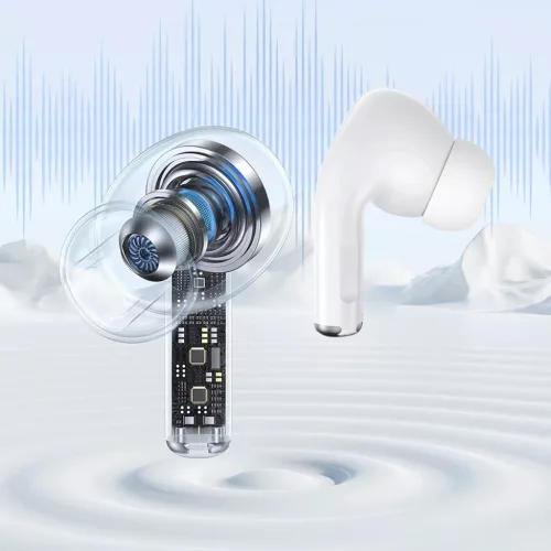 Blavec Bluetooth TWS Earphones BW-02 Carbon (BW02-W) fehér,-5900217440512 5 kép