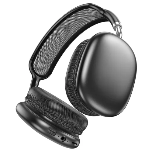  Borofone Fejhallgató BO22 Plus Elegáns Bluetooth sötétszürke-6941991115219 2 kép