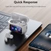 Yesido TWS Bluetooth Fülhallgató TWS29 ANC+ENC LCD kijelzővel fehé-6942314405871 9 kép