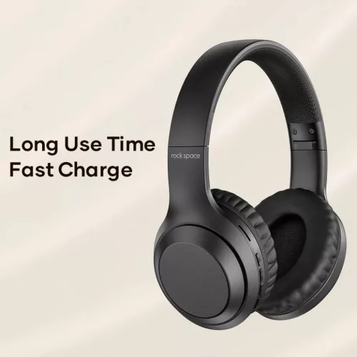 Rock Headphones O2 bluetooth fekete vezeték nélküli fejhallgató-6941402735593 4 kép