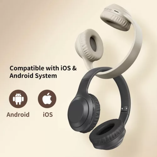 Rock Headphones O2 bluetooth fekete vezeték nélküli fejhallgató-6941402735593 7 kép