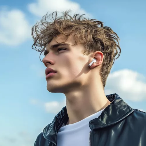 Borofone TWS Bluetooth Fülhallgató BW88 Deep Rhyme fehér-6941991121685 6 kép