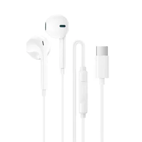   Borofone Fülhallgató BM100 Fuente mikrofonnal Type C (DAC) fehér