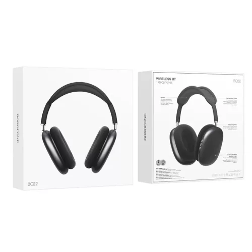 Borofone Fejhallgató BO22 Elegant bluetooth sötétszürke-6941991101687 4 kép