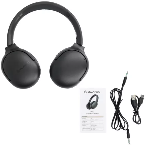 Blavec Over-ear Bluetooth fejhallgató BO-12 Bass Master ANC (BO12-B) -5900217478072 6 kép