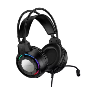 Borofone BO112 Wave gaming fejhallgató mikrofonnal fekete