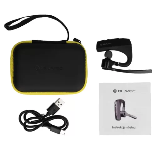 Blavec Voyager 1 Multipoint (BHVG1-B) fekete Bluetooth headset-5900217489108 6 kép