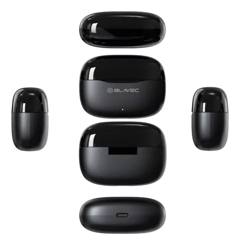 Blavec Bluetooth TWS Fülhallgató BW-08 Speak AI (BW08SA-B) fekete-5900217502418 3 kép