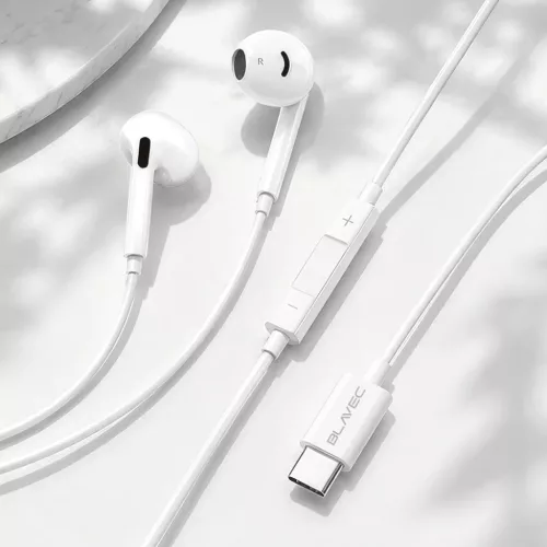 Blavec BHS-02 USB-C vezetékes fülhallgató DAC-kal és mikrofonnal, -5900217506768 3 kép