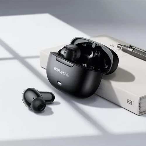 Borofone TWS Bluetooth Fülhallgató BW96 Mellow fekete-6941991127526 3 kép