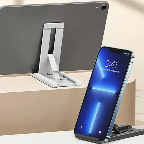 Fekete USAMS asztali tartó telefonhoz/tablethez ZJ070ZJ01-6958444900971 4 kép
