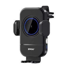   BWOO Automatikus 15W Vezeték Nélküli Töltő Autós Tartó ZJ137