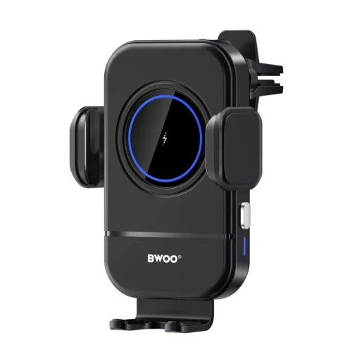 BWOO Automatikus 15W Vezeték Nélküli Töltő Autós Tartó ZJ137-6933654815161 1 kép