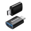 Baseus Ingenuity USB-C – USB-A OTG adapter (fekete)-6932172605643 2 kép