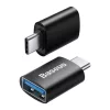Baseus Ingenuity USB-C – USB-A OTG adapter (fekete)-6932172605643 3 kép