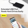 Baseus Ingenuity USB-C – USB-A OTG adapter (fekete)-6932172605643 6 kép