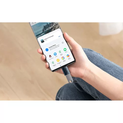 Baseus Ingenuity USB-C – USB-A OTG adapter (kék)-6932172605650 4 kép