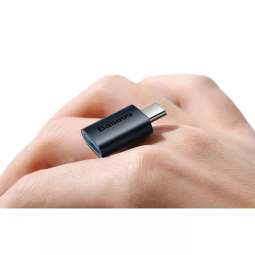 Baseus Ingenuity USB-C – USB-A OTG adapter (kék)-6932172605650 5 kép