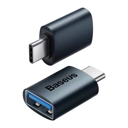 Baseus Ingenuity USB-C – USB-A OTG adapter (kék)-6932172605650 8 kép
