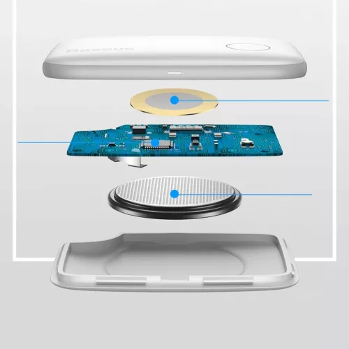 Baseus T2 mini anti-loss locator fehér, kulcskereső, okos kulcstart�-6953156214934 3 kép
