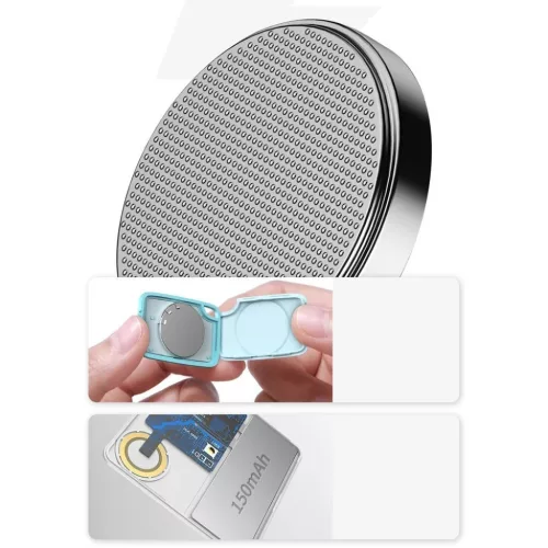 Baseus T2 mini anti-loss locator fehér, kulcskereső, okos kulcstart�-6953156214934 5 kép