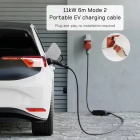dé 11 kW hordozható elektromos autó töltő 7 m kábellel (TUYA APP-6975828003592 2 kép