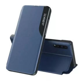   Eco Leather View Case intelligens fliptok Samsung A42 5G kék