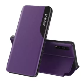   Eco Leather View Case intelligens fliptok Samsung A42 5G lila